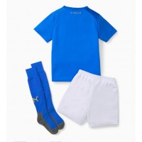 Billiga Italien Barnkläder Hemma fotbollskläder till baby 2022 Kortärmad (+ Korta byxor)
